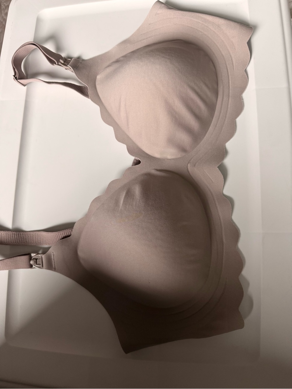 Momcozy 2XL Seamless Scallop-Edge T-Shirt nursing 🧑🍼 Bra